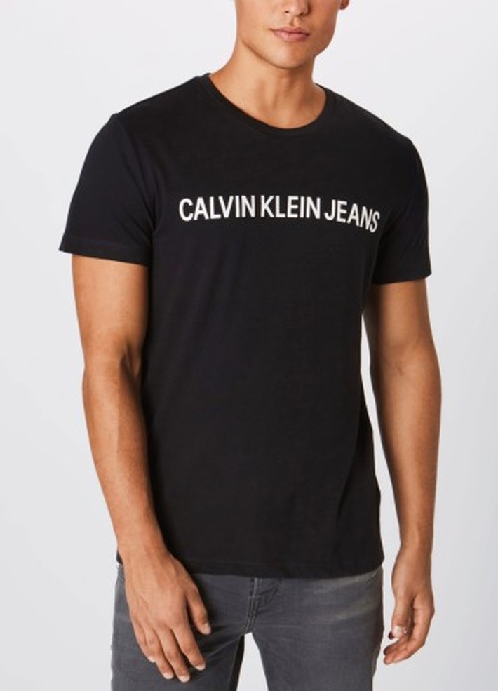 Calvin Klein Jeans T-shirt męski, czarny, Rozmiar L