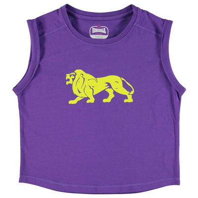 Lonsdale Boxy koszulka dla dziewczyny, fioletowa, Rozmiar 9-10 lat
