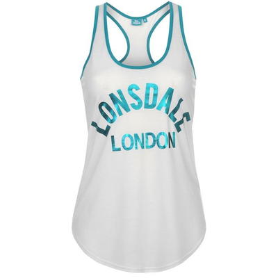 Lonsdale Logo koszulka damska, biała, Rozmiar S
