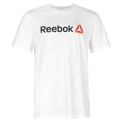 Reebok Delta Logo, koszulka męska, biała, Rozmiar M