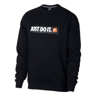 Nike Just Do It Crew bluza męska, czarna, Rozmiar XXL