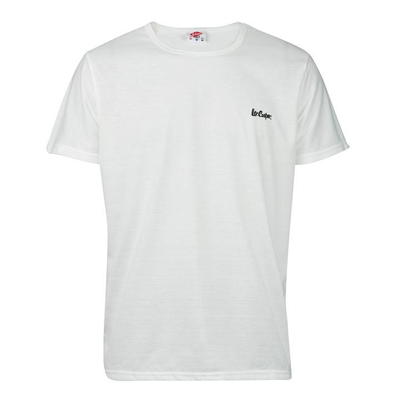 Lee Cooper Short Sleeve, koszulka męska, biała, Rozmiar XXL