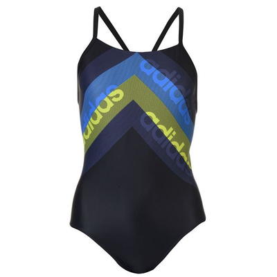 Adidas Fit Lineage, strój kąpielowy, czarny, Rozmiar XL