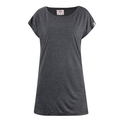 Koszulka damska ciemnoszara - Lee Cooper Jersey Boxy, krótki rękaw