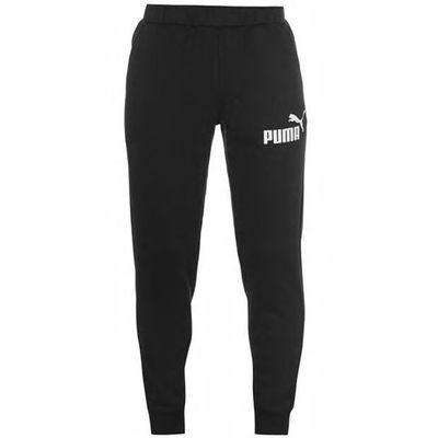 Puma No 1 Logo, spodnie do biegania męskie, czarne, Rozmiar S