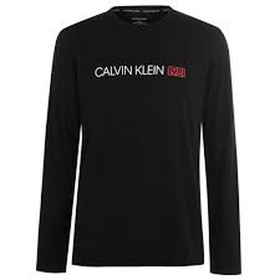 Calvin Klein 1981, koszulka z długim rękawem, męska, czarna, Rozmiar S