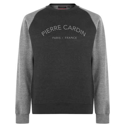 Pierre Cardin Print, bluza męska, grafitowa, Rozmiar S