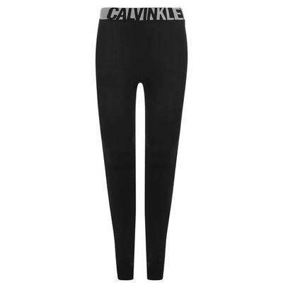 Calvin Klein, legginsy termiczne, czarne, Rozmiar M