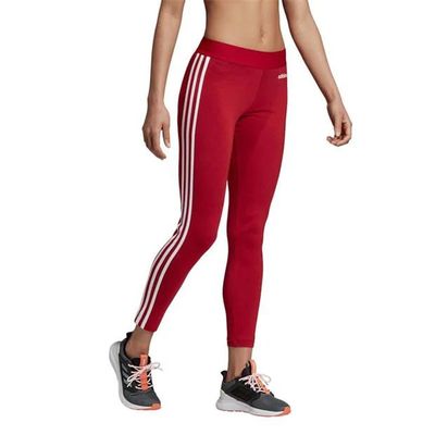 Adidas 3S, legginsy damskie, czerwone, Rozmiar XS