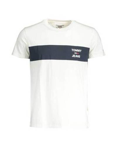 Tommy Hilfiger Jeans, T-Shirt męski, biała, Rozmiar L