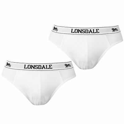 Lonsdale 2 szt. slipy męskie białe, Rozmiar XL