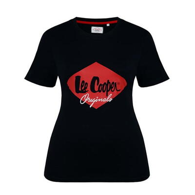 Lee Cooper czarna koszulka damska, Rozmiar XL
