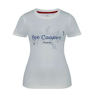 Lee Cooper CL kremowa koszulka damska, Rozmiar XS