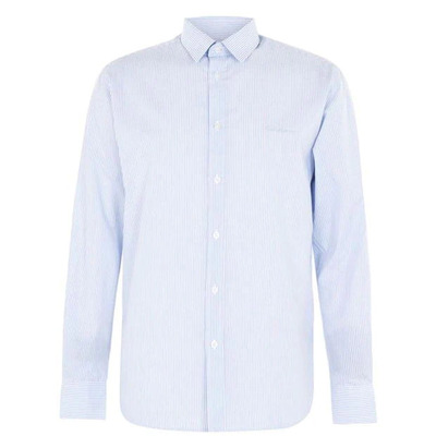 Koszula w niebiesko białe paski Pierre Cardin, Rozmiar L