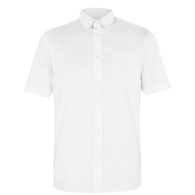 Biała koszula z krótkim rękawem Pierre Cardin, Rozmiar XL