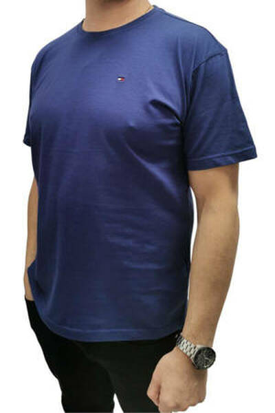 Tommy Hilfiger granatowa koszulka męska, C87, Rozmiar S