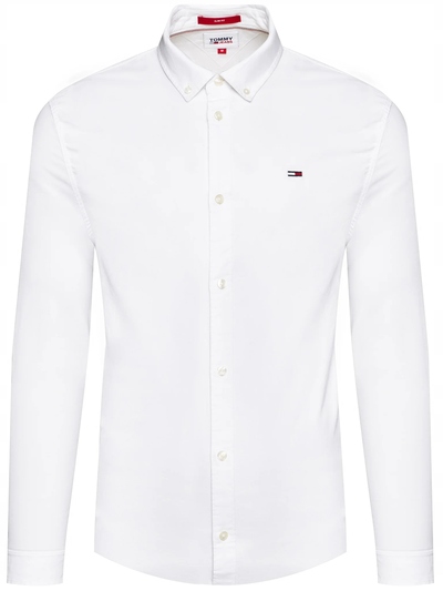 Tommy Hilfiger biała koszula męska Oxford, Rozmiar S