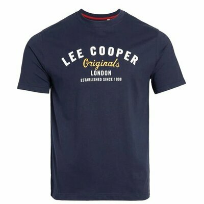 Lee Cooper koszulka męska granatowa C Logo, Rozmiar L