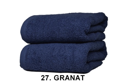 Granatowy ręcznik łazienkowy City Sklep, Rozmiar 70x140 cm