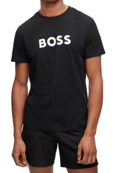 Czarny T-shirt męski Hugo Boss, Rozmiar M