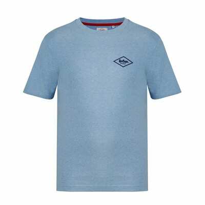 Błękitna koszulka męska Lee Cooper Essentials, Rozmiar XL