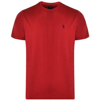 U.S. Polo Assn. czerwona koszulka męska, Rozmiar L