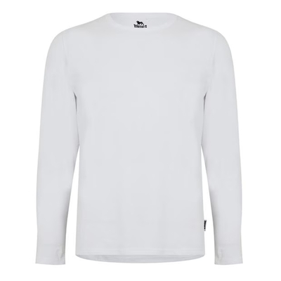 Lonsdale T-shirt męski z długim rękawem biały, Rozmiar XL