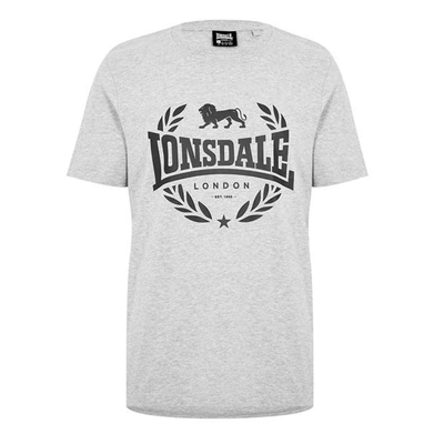 Szara koszulka męska Lonsdale Jersey Graphic, Rozmiar 3XL