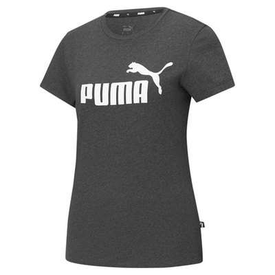 T-shirt ciemnoszary damski Puma No1 Logo QT, Rozmiar M