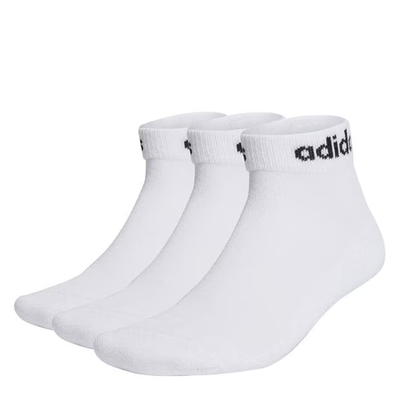 Adidas skarpety sportowe białe Ankle zestaw 3 szt., Rozmiar UE 42 - 44