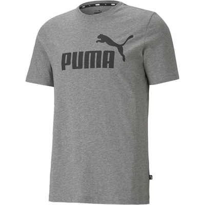 Puma szary T-shirt męski 2 Col Logo, Rozmiar L