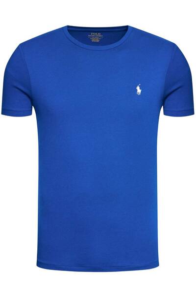 Ralph Lauren slim fit niebieska koszulka męska, Rozmiar M