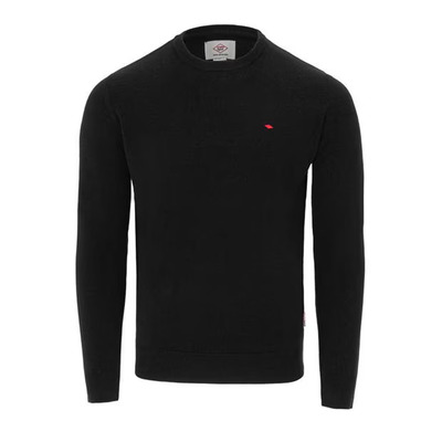 Lee Cooper sweter męski czarny, długi rękaw, dekolt okrągły, Rozmiar XXL