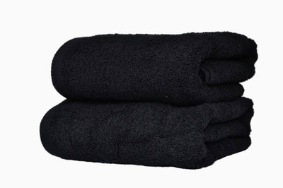 Czarny ręcznik 100% bawełna 50×100 cm – wysoka jakość, gramatura 500 g/m²