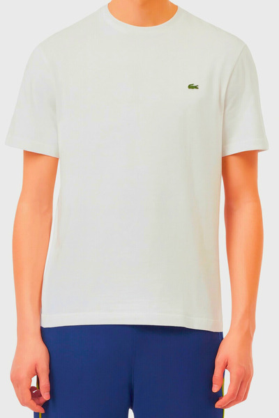 Lacoste T-Shirt Męski Biały TH2038 – 100% Bawełna, Rozmiar M