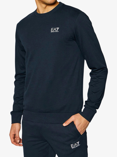 EA7 Emporio Armani Bluza Męska Granatowa – Regular Fit, Rozmiar M