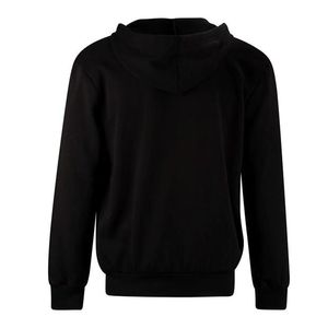 Bluza z kapturem czarna widok z tyłu