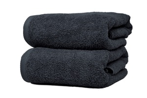 grafitowy ręcznik bawełniany