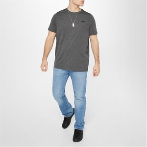 Slazenger: T-shirt szary z przodu