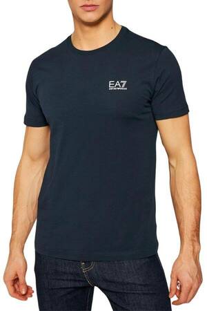 Armani granatowa koszulka widok z przodu