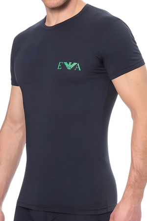Emporio Armani granatowy T-shirt