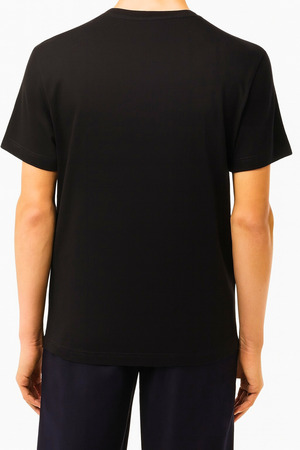 Lacoste T-Shirt Męski Czarny TH2038 - widok z tyłu
