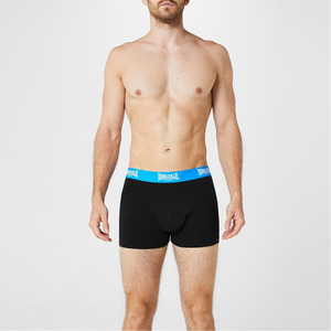 Bokserki męskie Lonsdale Trunk 2-pak Czarne/Niebieskie
