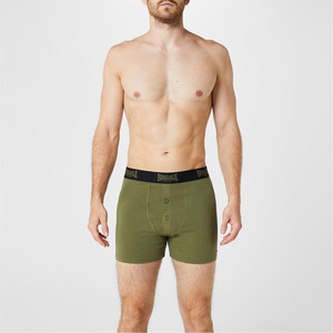Lonsdale bokserki męskie 2 szt czarne/khaki komplet