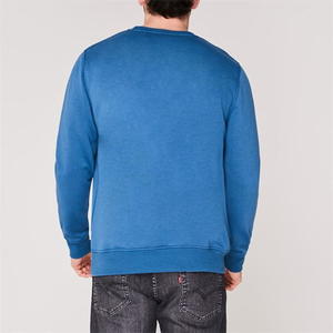 Bluza męska niebieska widok z tyłu