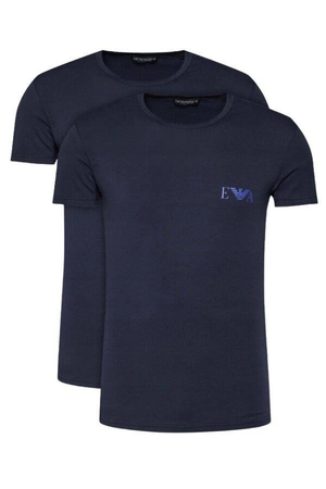 Emporio Armani granatowy T-shirt
