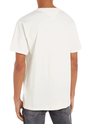 Tommy Jeans biały Regular Fit z tyłu