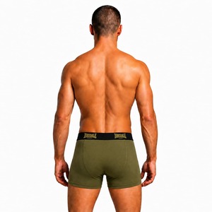 Bokserki Lonsdale Trunk 2-pak Khaki bawełna