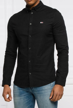 czarna koszula slim fit