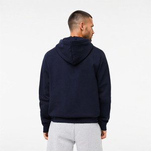 widok z tyłu Lacoste bluza męska granatowa